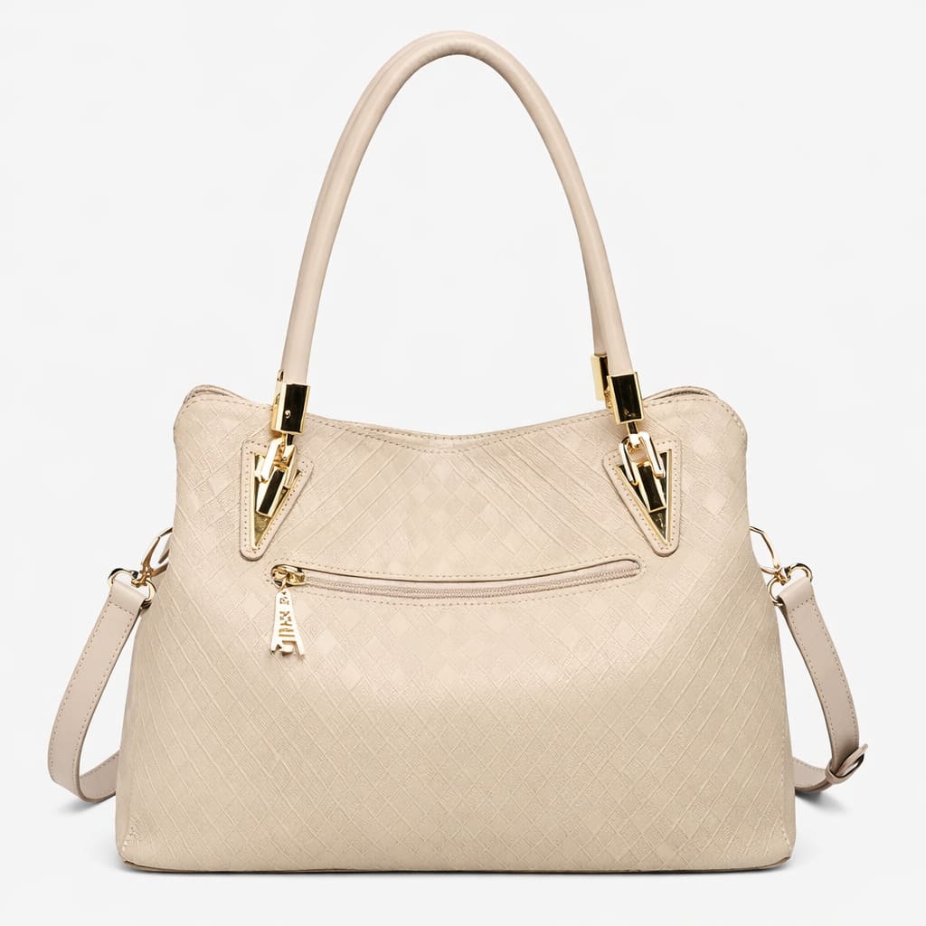 bolsa feminina media de couro