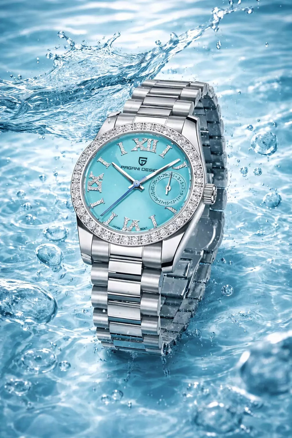Relógio Feminino Azul Geneva Blue