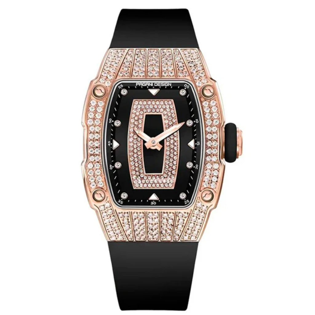 Relógio Feminino Dourado Orlisse Black Gold