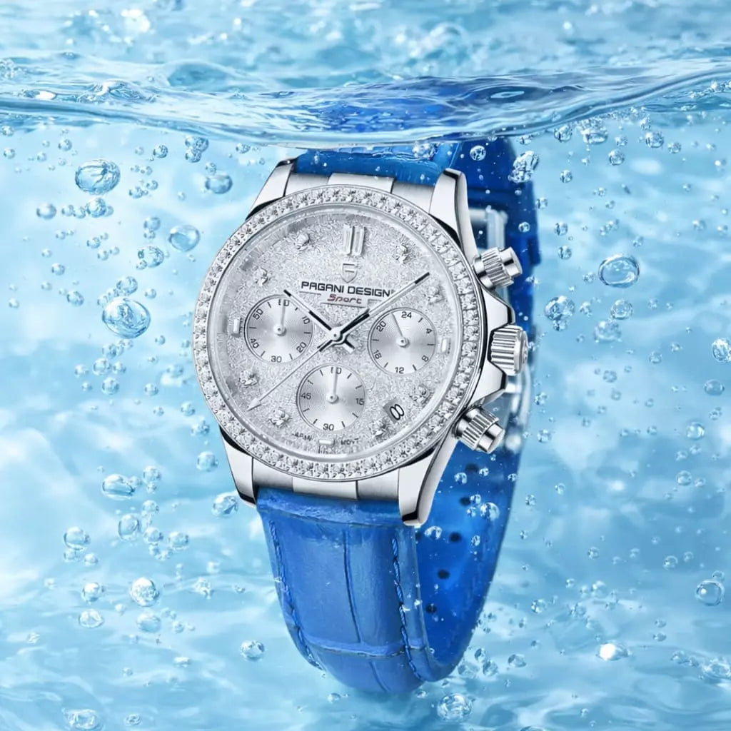 Relógio Feminino Azul Seraphine Blue