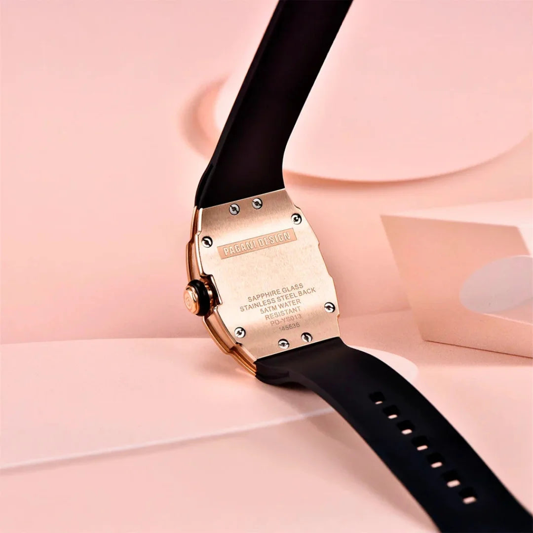 Relógio Feminino Dourado Orlisse Black Gold