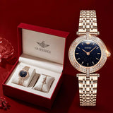 Relógio Feminino Azul Celebriné Blue Gold