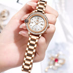 relogio feminino dourado original Celestine gold