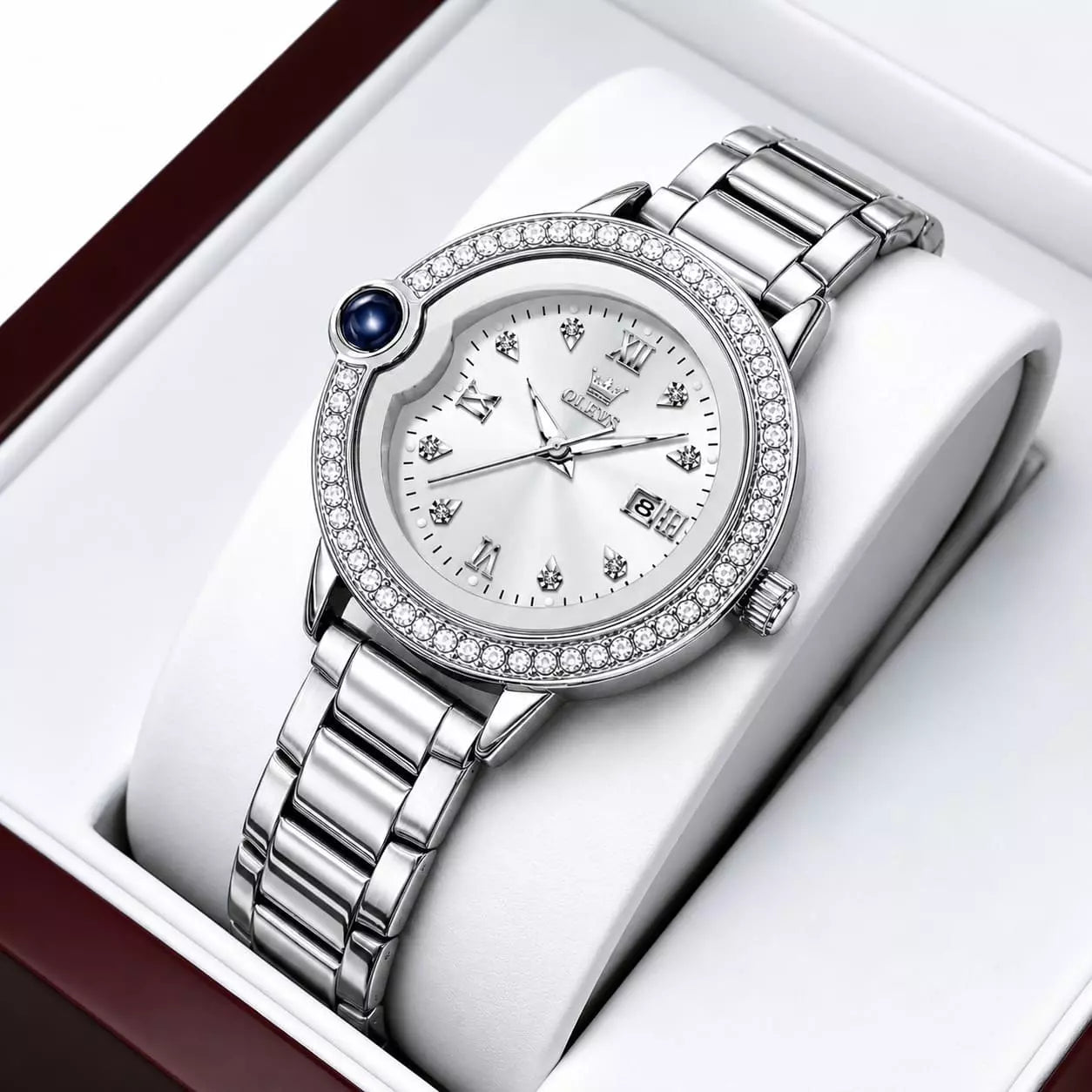 relogio feminino prata 