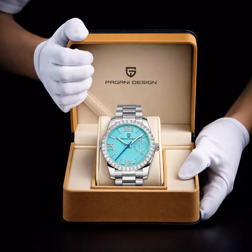 Relógio Feminino Azul Geneva Blue