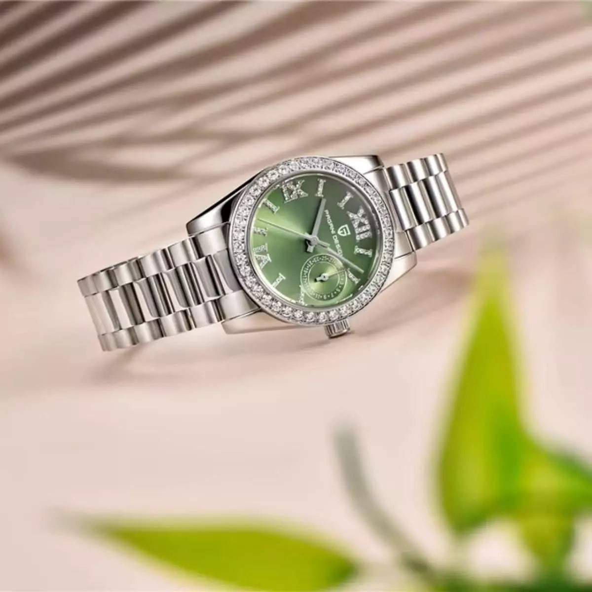 Relógio Feminino Verde Geneva Green