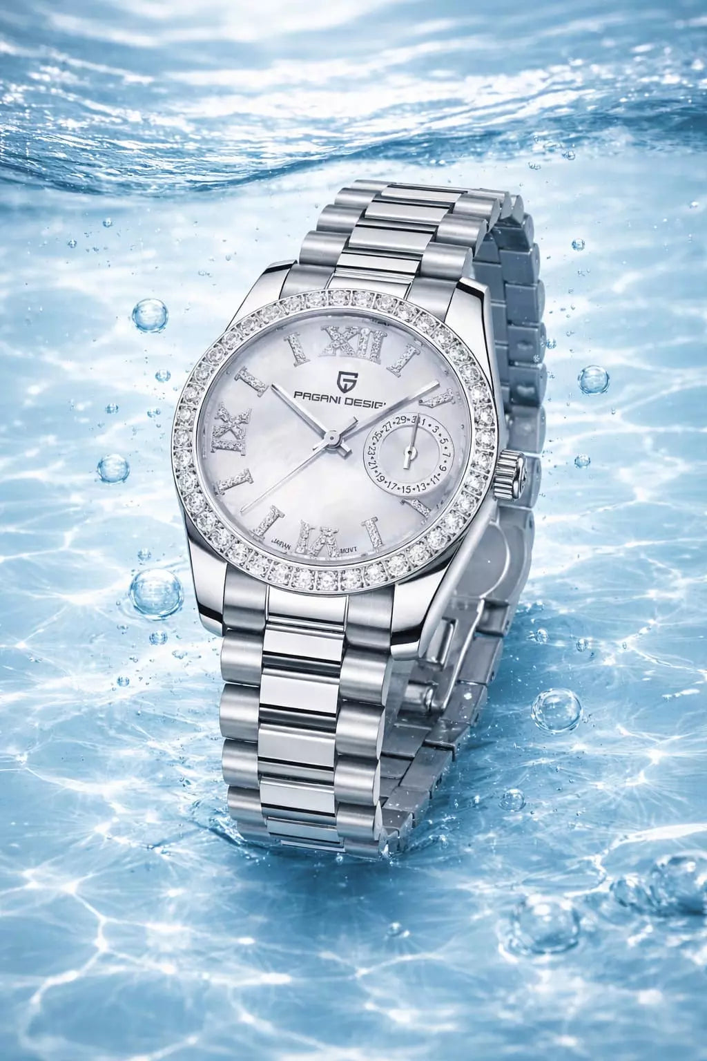 Relógio Feminino Prata Geneva Silver