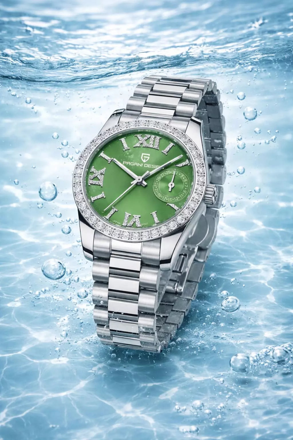 Relógio Feminino Verde Geneva Green