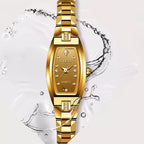 Relógio Feminino Pequeno Dourado Auréline Gold