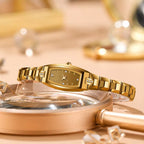Relógio Feminino Pequeno Dourado Auréline Gold