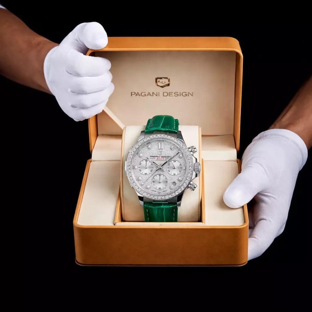 relogio feminino de luxo Seraohine Green 2