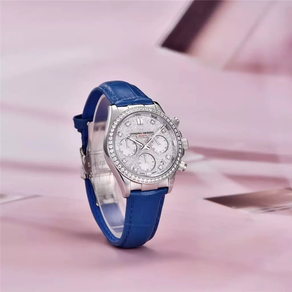Relógio Feminino Azul Seraphine Blue