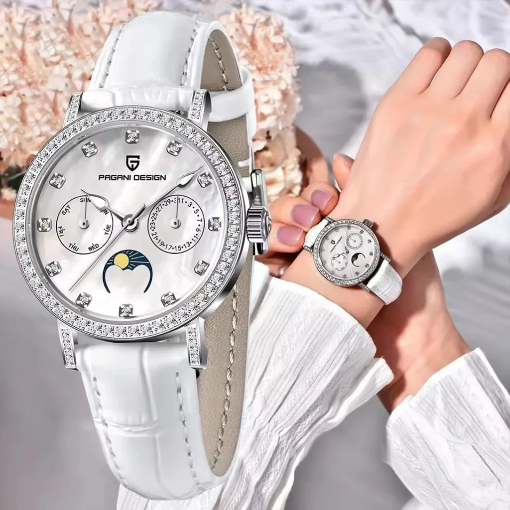 relogio feminino de quartzo -valenne white 2