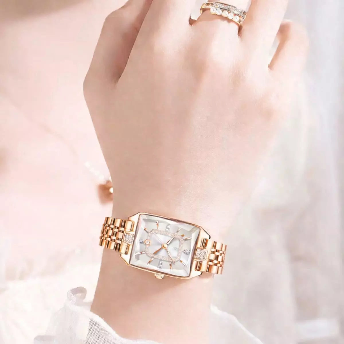 relogio feminino pequeno 2 branco