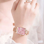 relogio  pequeno original Opaline rose
