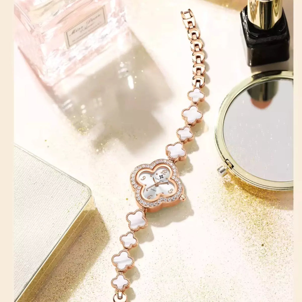 Relógio Feminino Dourado Modelo Shine Royale Gold