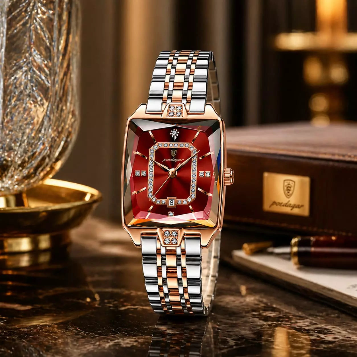 Relógio Feminino  Modelo Opaline Rose Gold