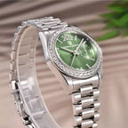 Relógio Feminino Verde Geneva Green