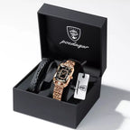 relogio feminino original- Opaline Gold Black