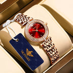 relogio feminno original  Celebriné Red Gold 2