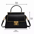 bolsa feminina media  Auréline Paris preta