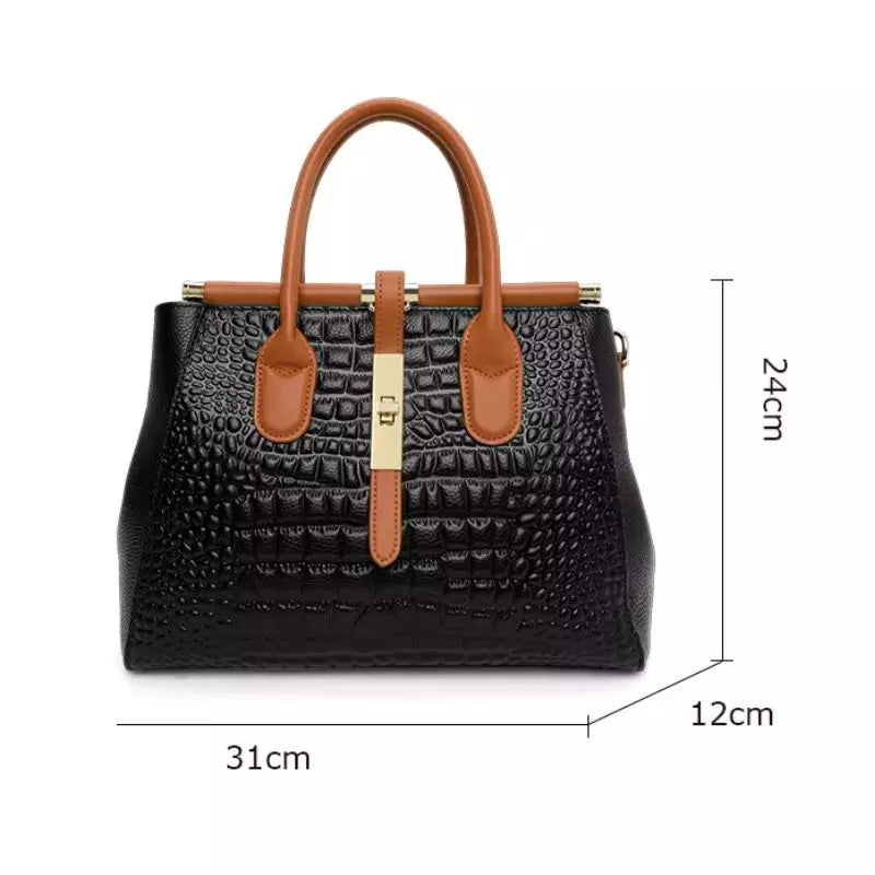 bolsa feminina grande de couro